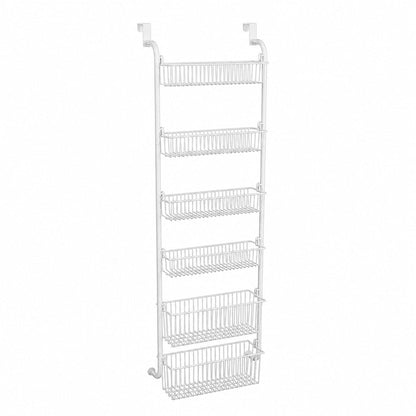 🚪 50% OFF! ✨ Over the Door Hanging Organizer – Drill-Free Installation, Multi-Tier Carbon Steel Baskets & Space-Saving Design – Practical Storage for Any Room 🧺