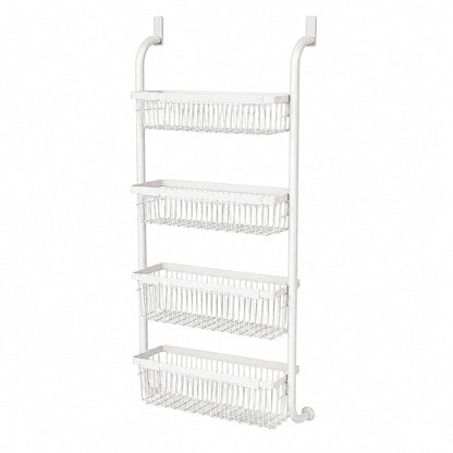 🚪 50% OFF! ✨ Over the Door Hanging Organizer – Drill-Free Installation, Multi-Tier Carbon Steel Baskets & Space-Saving Design – Practical Storage for Any Room 🧺