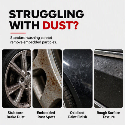 🚗50% OFF NOW! Fast-Acting Car Iron and Fallout Remover Spray‑pH Neutral Wheel & Paint Decontamination Spray, Dissolves Brake Dust, Rust Spots & Metal Particles