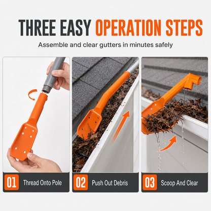 🔧 LIMITED‑TIME 50% OFF! ✨ No-Climb Gutter Cleaning Tool