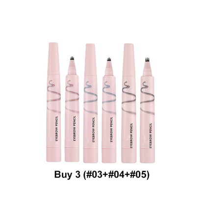 💄 4-Prong Eyebrow Pencil – Natural Hair-Like Brows