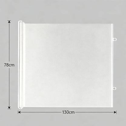 Retractable Punch-Free Pet Gate for Indoor Doorways and Stairs