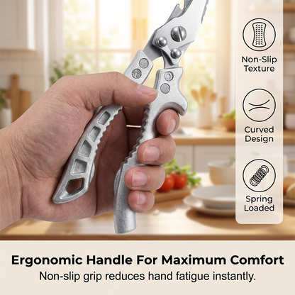 Cut Any Bone Instantly! No-Slip Multi-Function Kitchen Shears