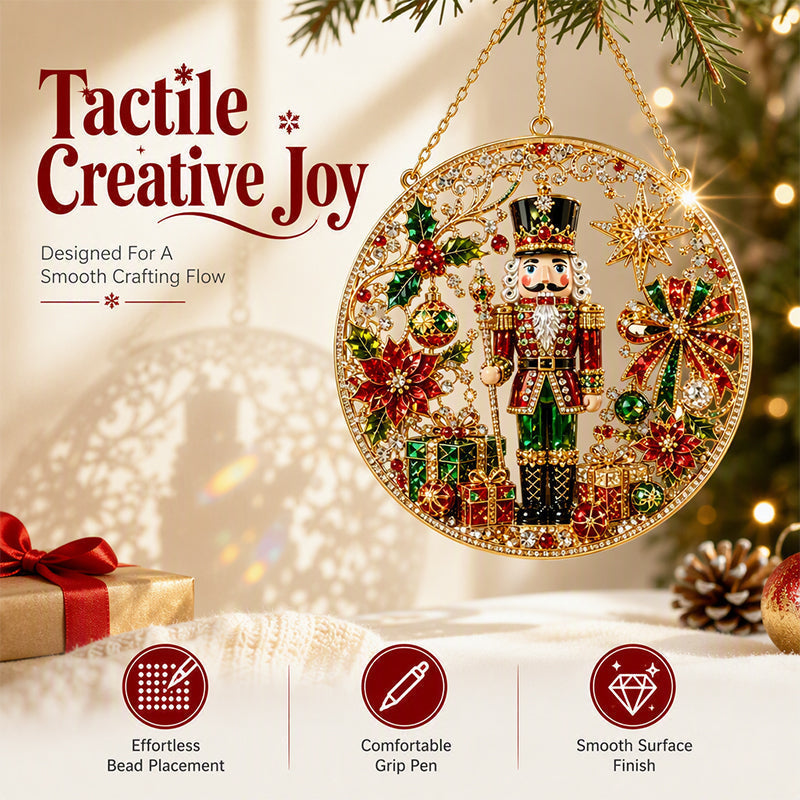 Christmas Pearl Art DIY Kit for Adults – Handmade Holiday Ornament Craft Set🎄🎁💠