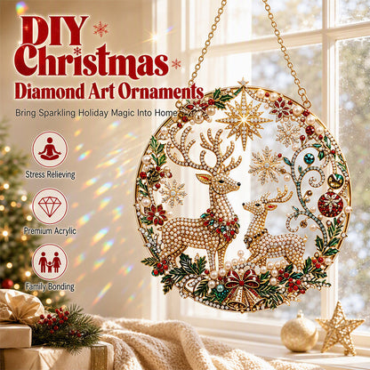 Christmas Pearl Art DIY Kit for Adults – Handmade Holiday Ornament Craft Set🎄🎁💠