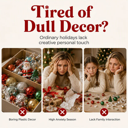 Christmas Pearl Art DIY Kit for Adults – Handmade Holiday Ornament Craft Set🎄🎁💠