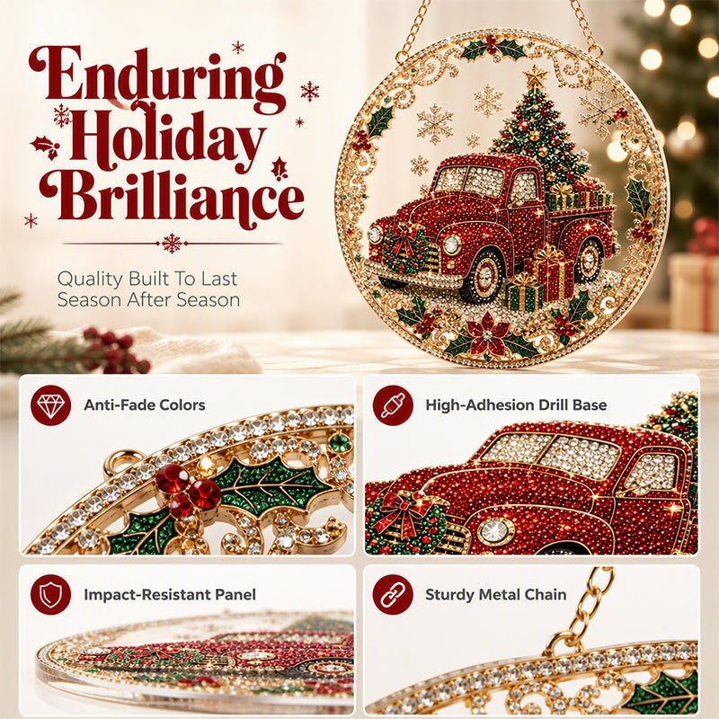 Christmas Pearl Art DIY Kit for Adults – Handmade Holiday Ornament Craft Set🎄🎁💠