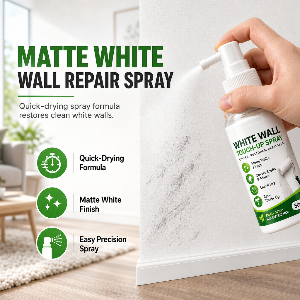 🥳 Best Seller 🥳💞 Over 10,000 Sold! Wall Repair Solution—prevents chalking, provides strong adhesion, and is waterproof. Makes your walls stronger—hurry and get yours now! ✅