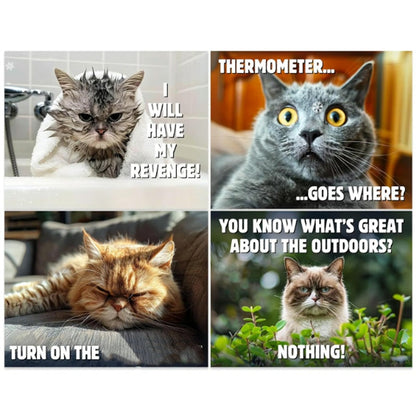 🐱 Funny Cat Calendar – 12 Months of Sassy Cat Humor