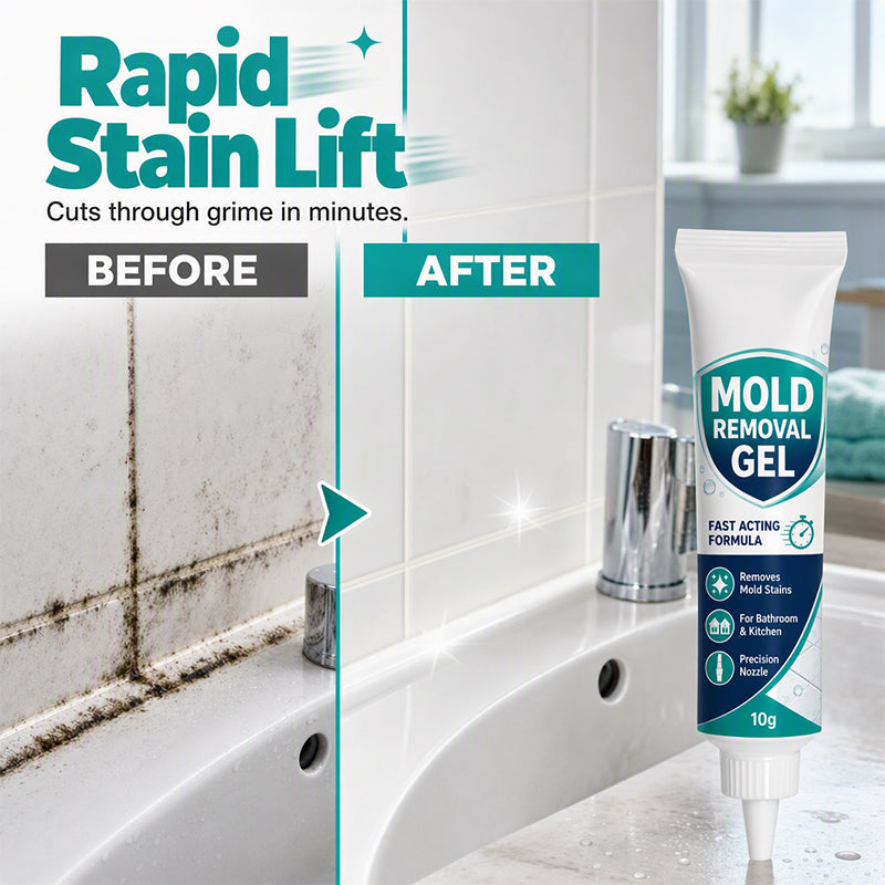 🧽 Mildew Stain Cleaning Gel | Grout & Caulk
