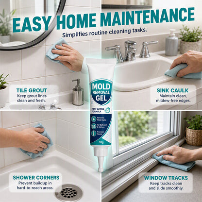 🧽 Mildew Stain Cleaning Gel | Grout & Caulk