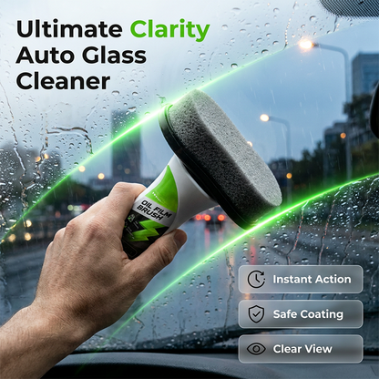 🚗 Car Glass Oil-Film Cleaner Brush | 100ml