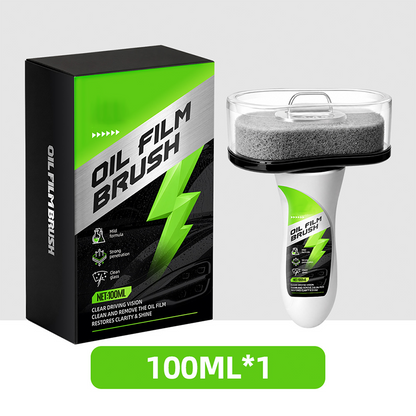 🚗 Car Glass Oil-Film Cleaner Brush | 100ml
