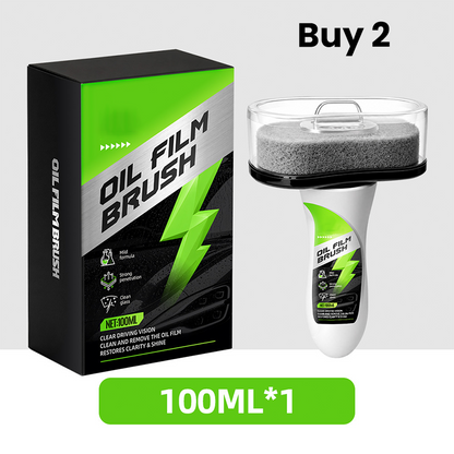 🚗 Car Glass Oil-Film Cleaner Brush | 100ml