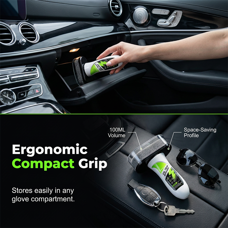 🚗 Car Glass Oil-Film Cleaner Brush | 100ml