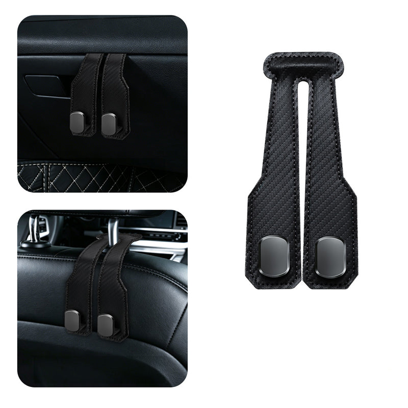 🔥Buy 1 Get 1 Free🚙 Dual-Use Car Hook Organizer