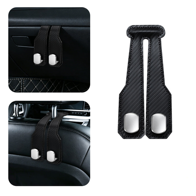 🔥Buy 1 Get 1 Free🚙 Dual-Use Car Hook Organizer