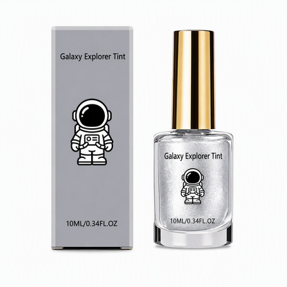 💅 LIMITED-TIME 50% OFF 🔥 No-Bake Nail Polish — Galaxy Chrome Silver, Quick Air-Dry, No UV Lamp