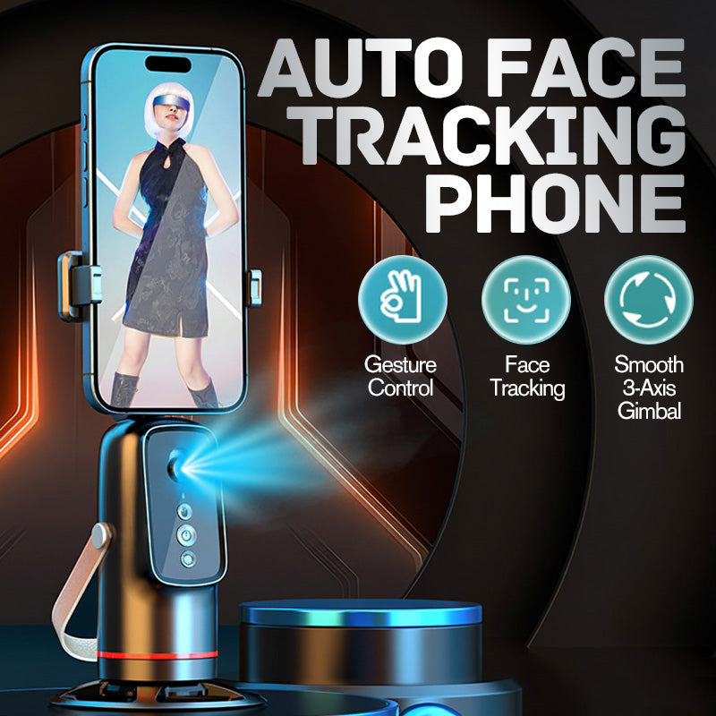 📱 Auto Face Tracking Phone Holder | Gesture Control