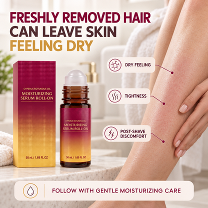 🧴50% OFF NOW! Post-Hair Removal Soothing Oil Roll-On – Cyperus Rotundus Oil Moisturizing Serum Roll-On, Calming Hydrating After Shave & Waxing Skin Care for Body