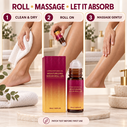 🧴50% OFF NOW! Post-Hair Removal Soothing Oil Roll-On – Cyperus Rotundus Oil Moisturizing Serum Roll-On, Calming Hydrating After Shave & Waxing Skin Care for Body