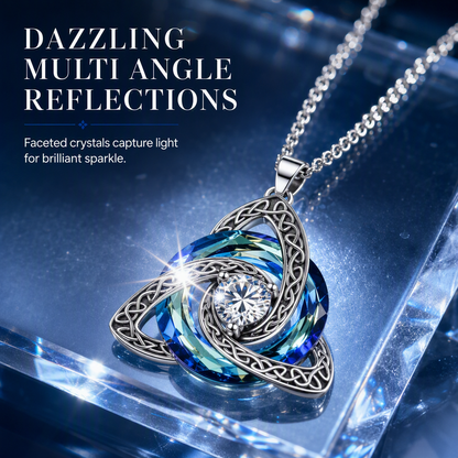 ⏳Limited-time 50% off⏰Women's Celtic Knot Birthstone Pendant Necklace🌀📿