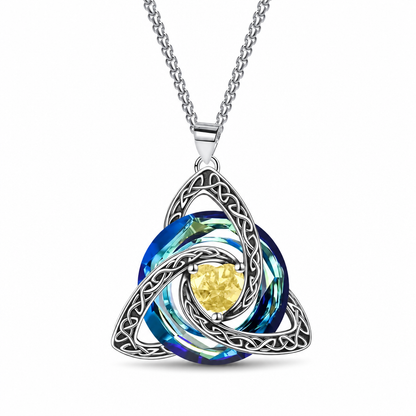 ⏳Limited-time 50% off⏰Women's Celtic Knot Birthstone Pendant Necklace🌀📿