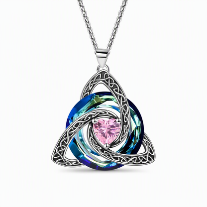 ⏳Limited-time 50% off⏰Women's Celtic Knot Birthstone Pendant Necklace🌀📿