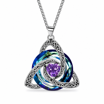 ⏳Limited-time 50% off⏰Women's Celtic Knot Birthstone Pendant Necklace🌀📿