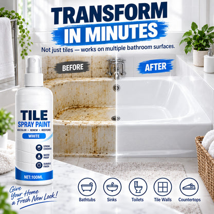 🎨 Tile Renewal Spray Paint | 100ml 3 Colors