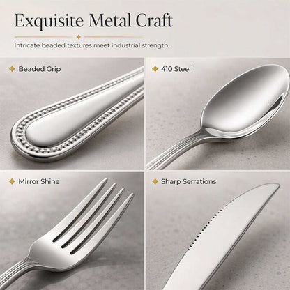 📢📢50% OFF !! ⏰4-Piece Stainless Steel Cutlery Set