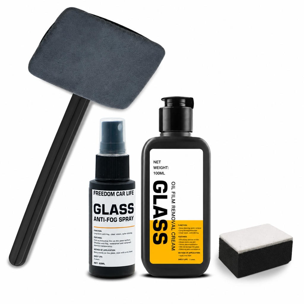🚗40% OFF NOW! Careluxpro Car Windshield Cleaning Brush – Extended Long Handle Double-Sided Window Cleaner, Reach Deep Corners, 4 Kit Options for Interior Auto Glass