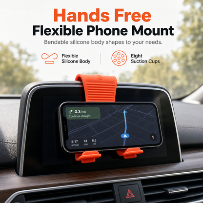 ⏳🔥LIMITED-TIME 50% OFF! ⏰Portable Foldable X-Shaped Silicone Phone Stand Flexible Mobile Phone Holder