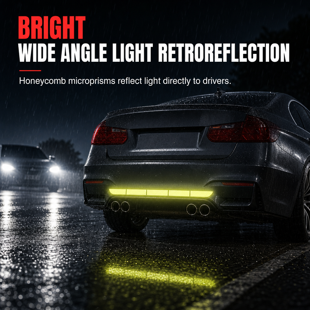🚗 LIMITED‑TIME 50% OFF! 🔥Reflective Car Sticker Strips for Trunk & Rear Bumper