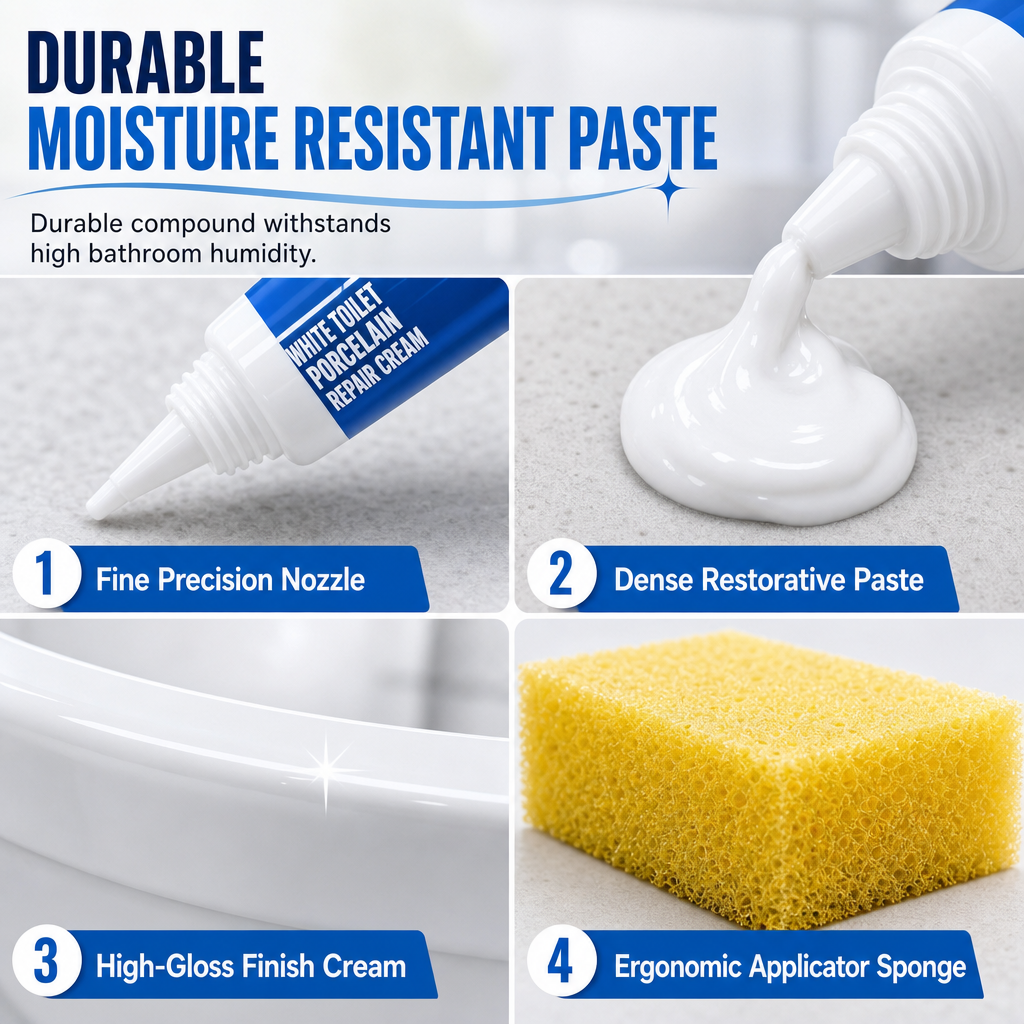 🚽 Porcelain Repair Cream | White 60ml