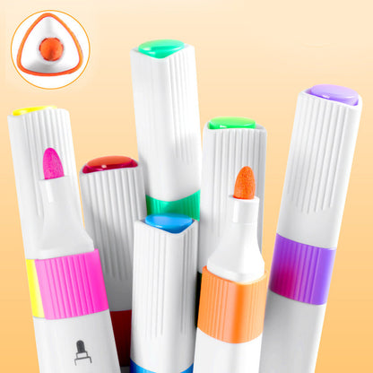 Vibrant Acrylic Brush Tip Markers Set