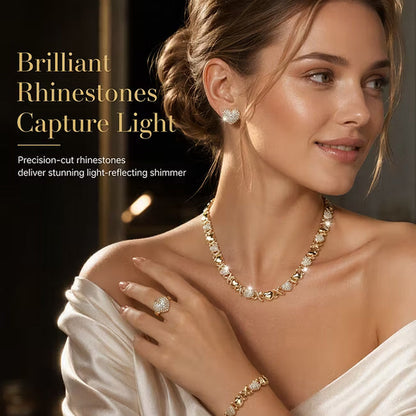 Classic Heart Shape Jewelry 4-Piece Set