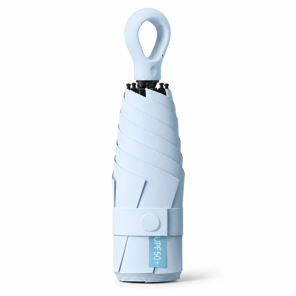 Portable 5-Fold Pocket Sun and Rain Umbrella