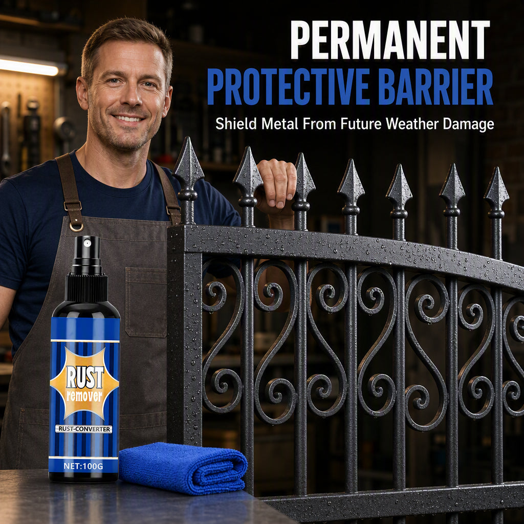 Rust Remover Spray and Protective Metal Rust Converter