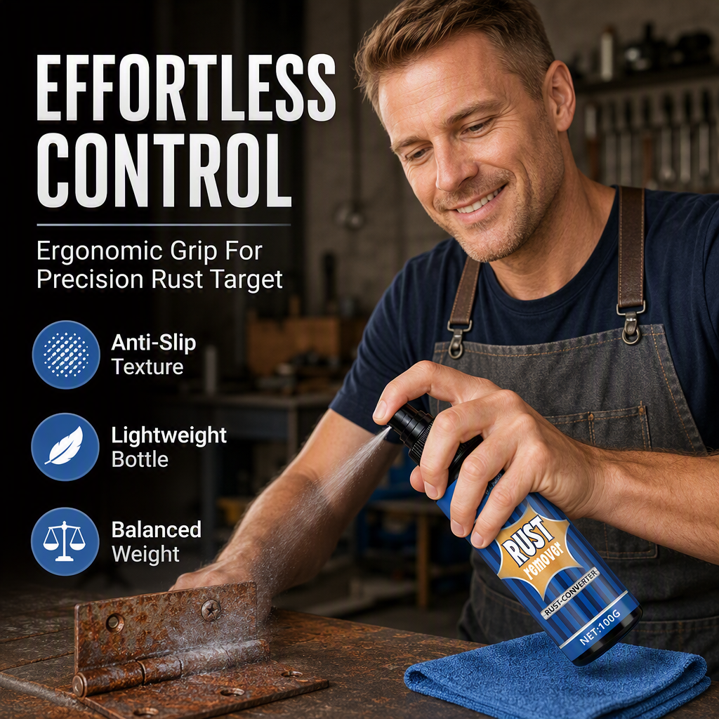Rust Remover Spray and Protective Metal Rust Converter