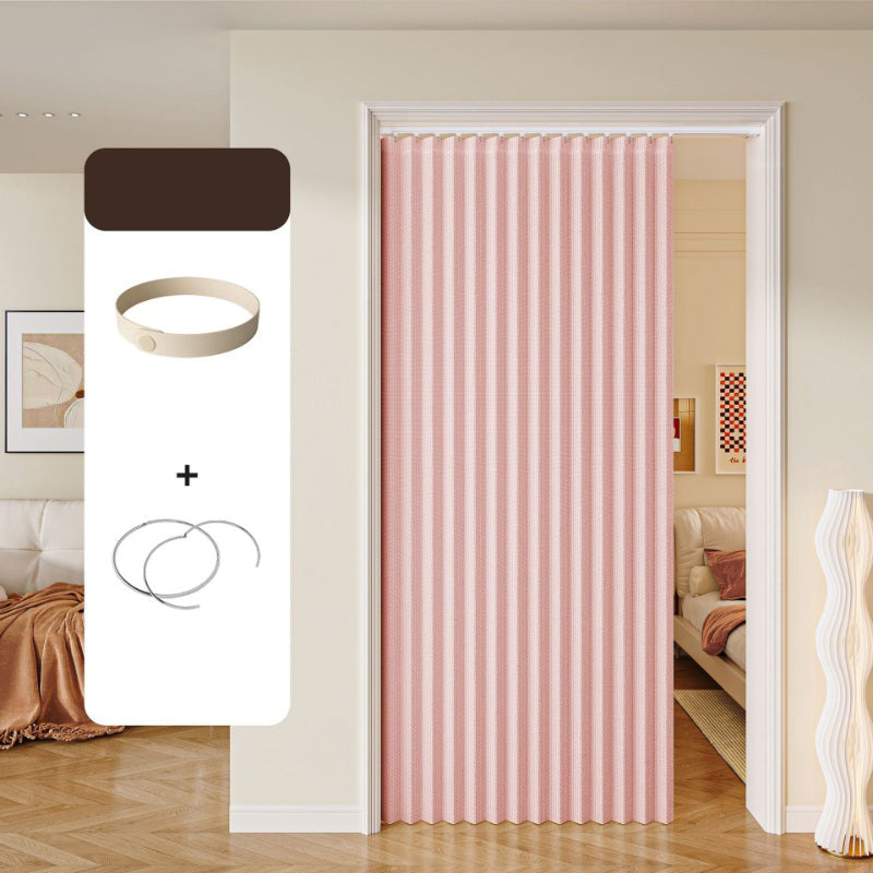Add Privacy Instantly! No-Drill Adhesive Sliding Curtain