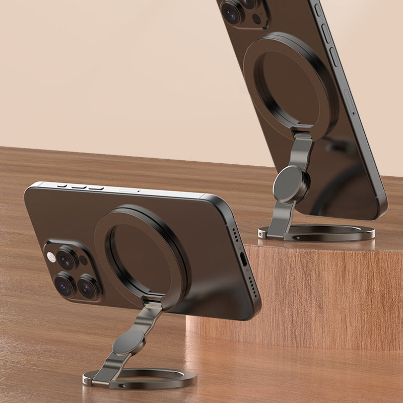 📱 360° Magnetic Phone Ring Stand | Foldable Grip