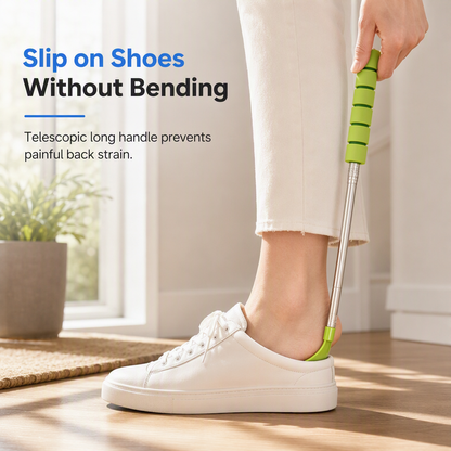 👞 BUY 1 GET 1 FREE 🎁 Telescopic Shoe Horn — 70cm Long Handle, No Bending