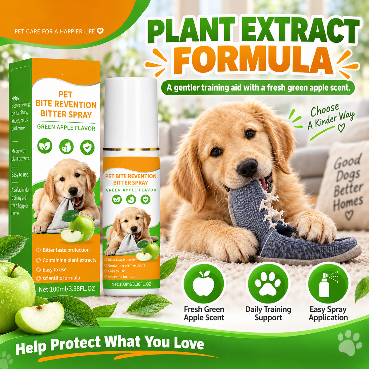 Pet Bitter Spray for Chew Prevention