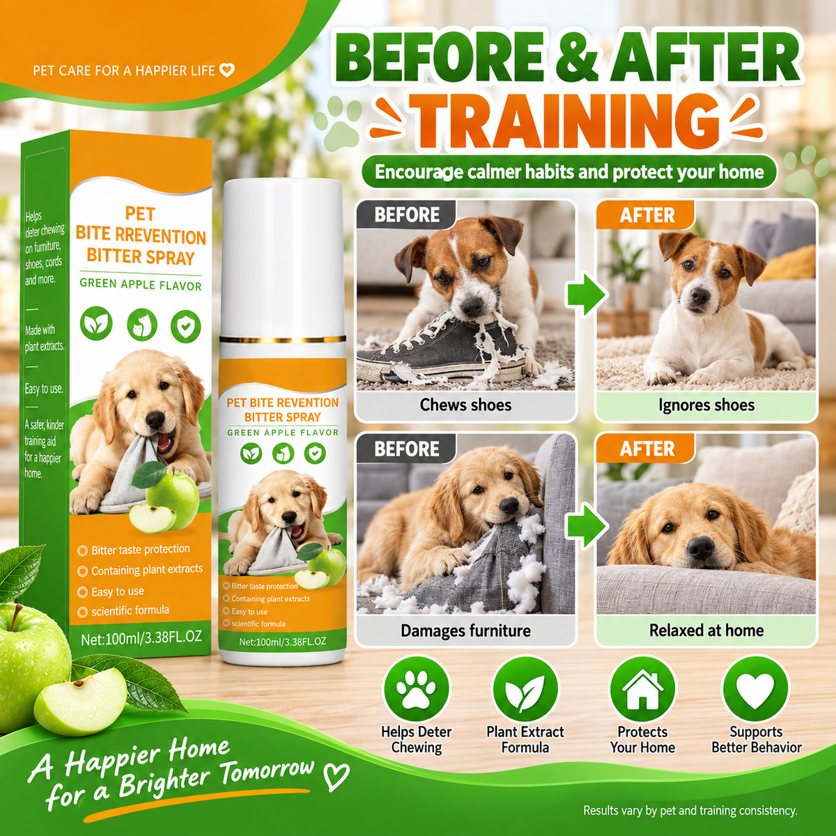 Pet Bitter Spray for Chew Prevention