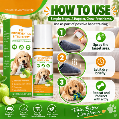 Pet Bitter Spray for Chew Prevention