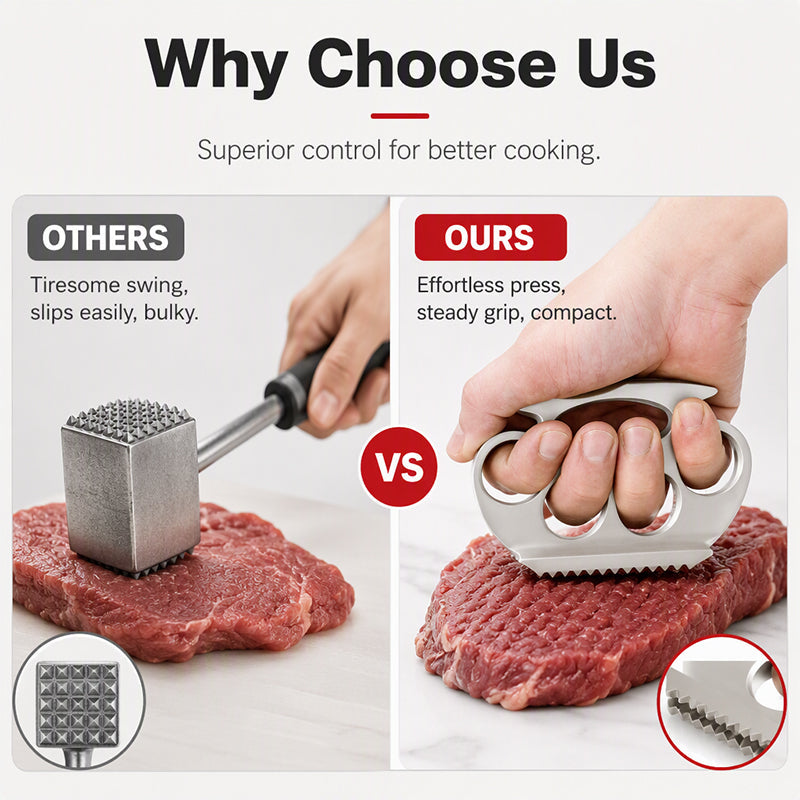 Quick Meal Prep Aluminum Meat Tenderizer