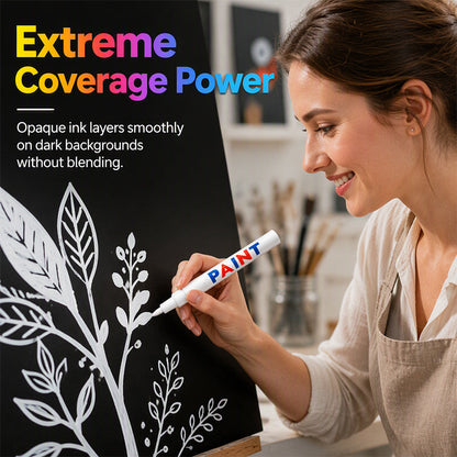 Waterproof Quick-Drying Paint Marker Pens