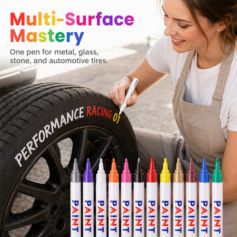 Waterproof Quick-Drying Paint Marker Pens