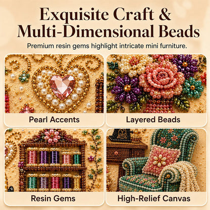 Create Sparkling Art Instantly! Relaxing Diamond Art Kit